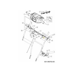 CAM : VERROUILLAGE D'EMBRAYAGE 731-04896C ORIGINAL MTD | NewgardenParts.com