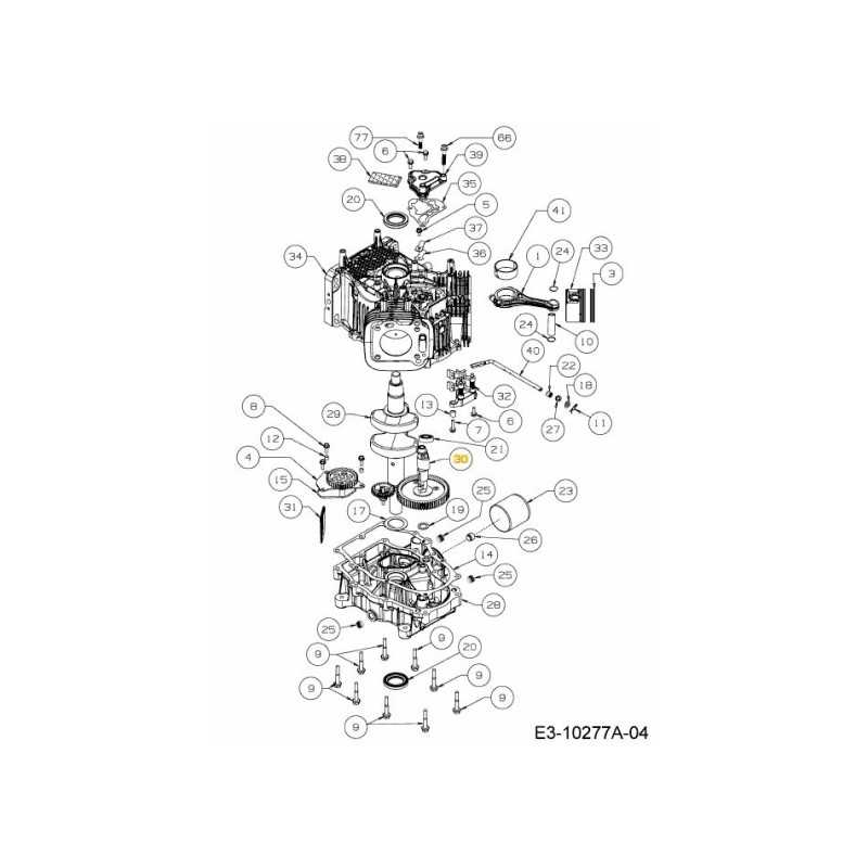 Cam shaft 751-15375 ORIGINAL MTD