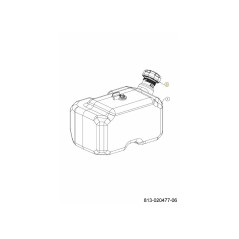 BOUCHON : CARBURANT : AVEC ÉCRAN DE PORTE VENTILÉ 751-15242A ORIGINAL MTD | NewgardenParts.com