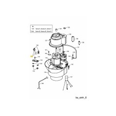 Kohlenstoffhalter 4026106 Original MTD