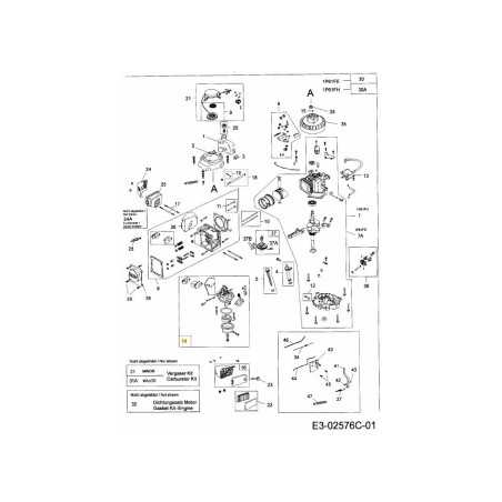 GRUPPO CARBURATORE 751-10308 ORIGINALE MTD | NewgardenParts.com