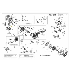 SCUDO TERMICO DEL CARBURATORE 751-11321 ORIGINALE MTD | NewgardenParts.com