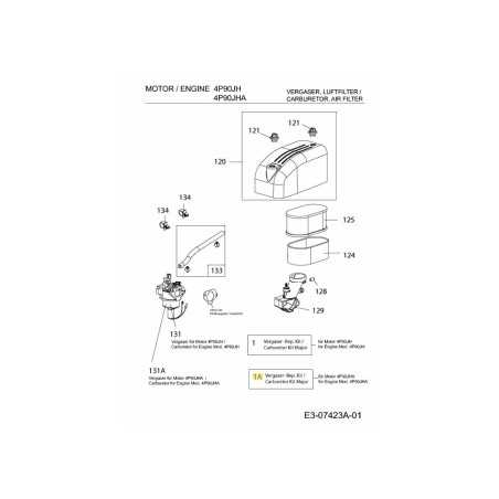 KIT DE CARBURADOR MAYOR 751-14179 ORIGINAL MTD | NewgardenParts.com