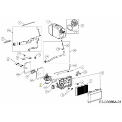 Carburatore con guarnizioni 651-05232 ORIGINALE MTD | NewgardenParts.com