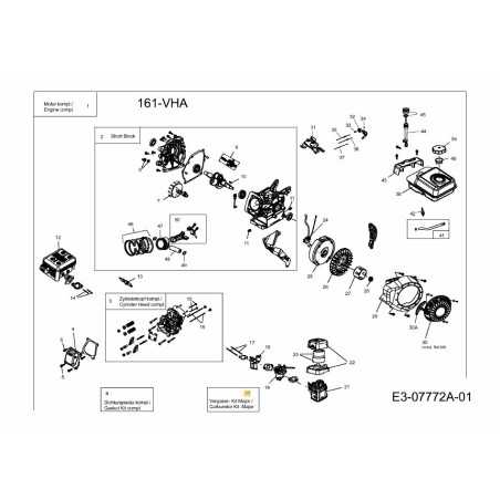 KIT CARBURATORE MAJOR 751-14135 ORIGINALE MTD | NewgardenParts.com