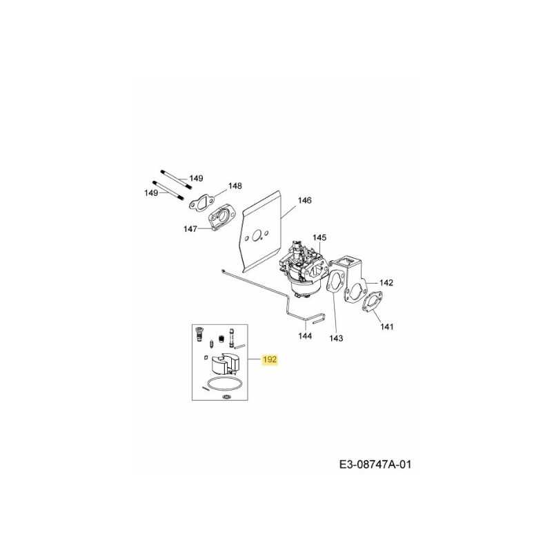 Vergaser-Reparatursatz 751-14758 Original MTD