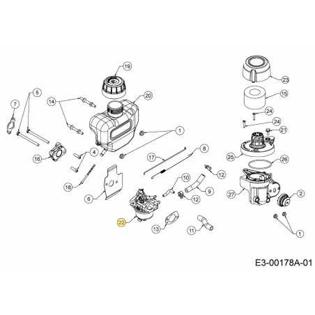 CARBURATORE 651-05558 ORIGINALE MTD | NewgardenParts.com