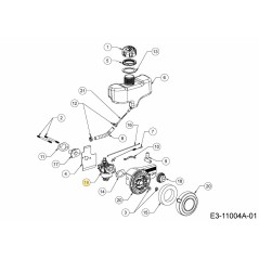 Carburatore con guarnizioni 651-06455 ORIGINALE MTD | NewgardenParts.com