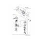 Carburetor with gaskets KM-003817 ORIGINAL MTD