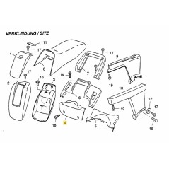 PANNELLO FRONTALE, ROSSO 6150312 ORIGINALE MTD | NewgardenParts.com