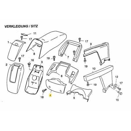 PANNELLO FRONTALE, ROSSO 6150312 ORIGINALE MTD | NewgardenParts.com
