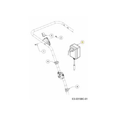 Caricabatterie da 12 V (Euro) 725-04442A ORIGINALE MTD | NewgardenParts.com