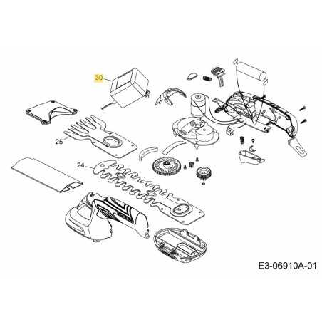 CARICABATTERIE FINESSE 30 R/RR2000 7079072 ORIGINALE MTD | NewgardenParts.com