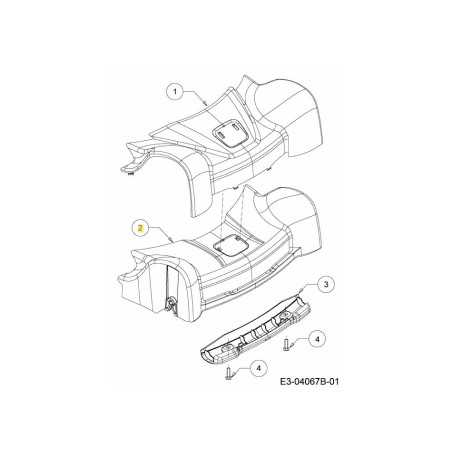 CLIP FRT 53cm CHA ROSSO LUPO 731-09899A ORIGINALE MTD | NewgardenParts.com