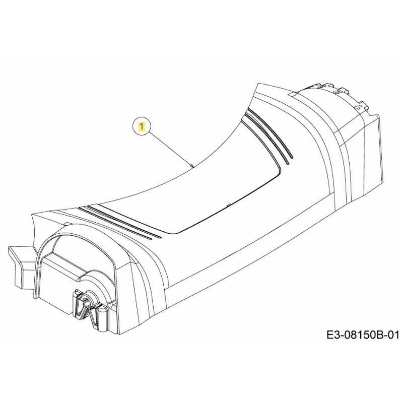COVER FRONT AXLE 53CM OPP 731-09090A ORIGINAL MTD