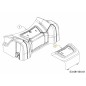 COPERTURA DEL VASSOIO ASSALE ANTERIORE 731-09370 ORIGINALE MTD