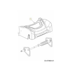 CVR ASSALE FRT 53 CM 719-04694737 ORIGINALE MTD | NewgardenParts.com