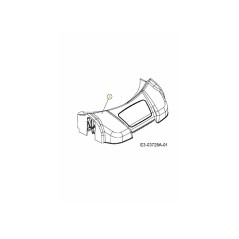 COPERTURA ASSE FRT 19"CHA Senza HNDL 731-05634 ORIGINALE MTD | NewgardenParts.com
