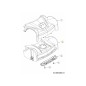 COPERTURA ASSALE ANTERIORE 731-09919 ORIGINALE MTD