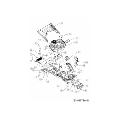 DEFLETTORE POSTERIORE 731-09403 ORIGINALE MTD | NewgardenParts.com
