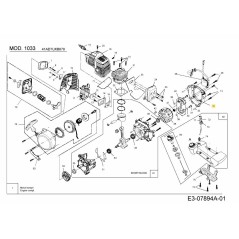 SHROUD ENGINE 092.63.057 ORIGINAL MTD | NewgardenParts.com