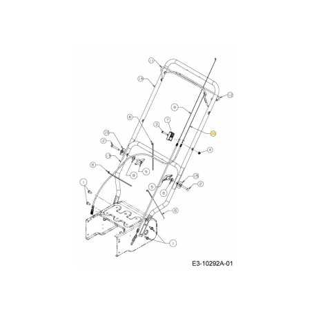 CABLE, CLUTCH TRANSMISSION 746-04642A ORIGINAL MTD | NewgardenParts.com