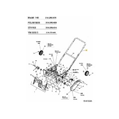 Cable Control Clutch CSV 746-04237 ORIGINAL MTD | NewgardenParts.com