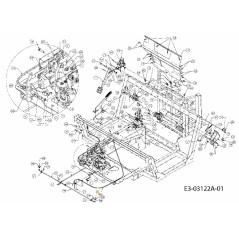 CÂBLE : COMMANDE : VERROUILLAGE DE DIFFÉRENTIEL 746-04248 ORIGINAL MTD | NewgardenParts.com