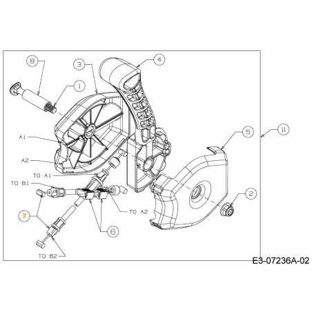 SCIVOLO PER CAVI A 2 VIE 746-04722 ORIGINALE MTD | NewgardenParts.com