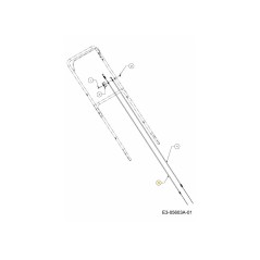 CABLE CONTROL DRIVE 746-04304 ORIGINAL MTD