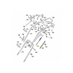 TRASMISSIONE A FILO BOWDEN 4350053 ORIGINALE MTD | NewgardenParts.com