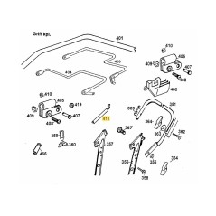 BOWDEN WIRE 4742058 ORIGINAL MTD | NewgardenParts.com