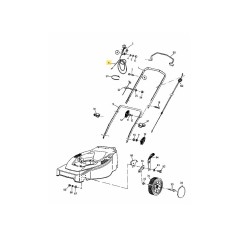 FILO BOWDEN GAS 746-0992 ORIGINALE MTD
