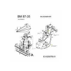 CÂBLE DE COMMANDE 092.48.731 ORIGINAL MTD | NewgardenParts.com