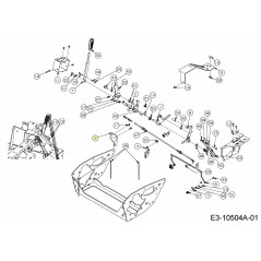 CABLE BRACKET 703-10523A ORIGINAL MTD