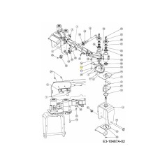 Kabelmontagehalterung rechts 703-10387ACY ORIGINAL MTD