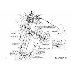 CÂBLES DE CONTRÔLE 62.26 746-04341 ORIGINAL MTD | NewgardenParts.com