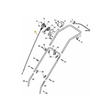 Câble Bowden 3634169 ORIGINAL MTD | NewgardenParts.com