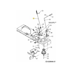 ALAMBRE BOWDEN 746-04092 ORIGINAL MTD | NewgardenParts.com