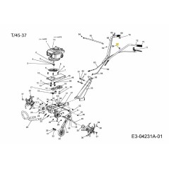 ALTERNATOR WIRE CLAMP BRACKET 092.65.059 ORIGINAL MTD | NewgardenParts.com