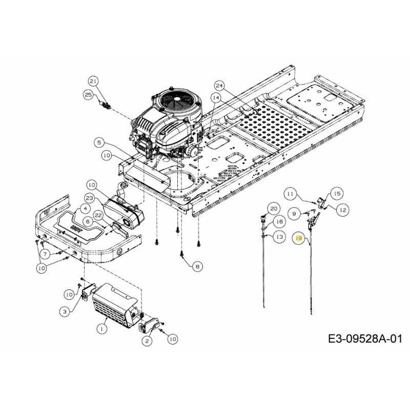 Câble d'accélérateur 23" 746-05264 Original MTD