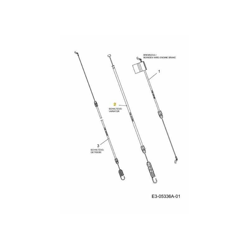 Kupplungszug 746-04439A Original MTD