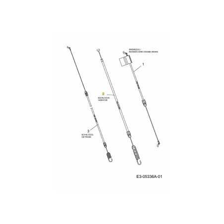 CLUTCH CABLE 746-04439A ORIGINAL MTD | NewgardenParts.com