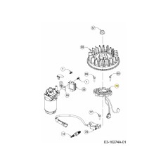 Zündspulenbaugruppe, Ladung 751-15726, Original MTD | NewgardenParts.com