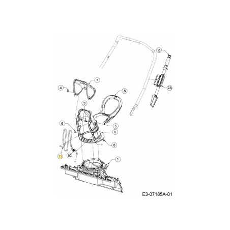 PROTECCIÓN DE CONDUCTO 747-05522 ORIGINAL MTD | NewgardenParts.com