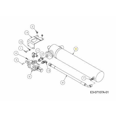 HYDRAULIC CYLINDER 718-04713 ORIGINAL MTD | NewgardenParts.com