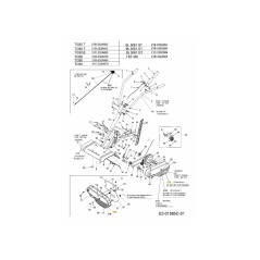 COUVERCLE DE COURROIE : SANS RÉVISION 786-0056A709 ORIGINAL MTD | NewgardenParts.com
