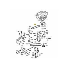 SCOOTER 3-RIEMEN 0039220 ORIGINAL MTD | NewgardenParts.com