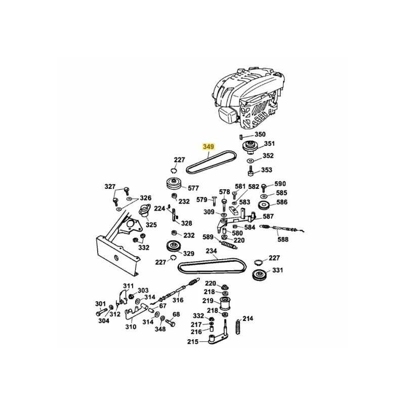 SCOOTER 3-RIEMEN 0039220 ORIGINAL MTD
