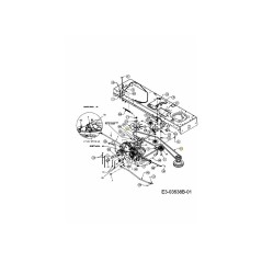 Correa trapezoidal 754-04165 ORIGINAL MTD | NewgardenParts.com